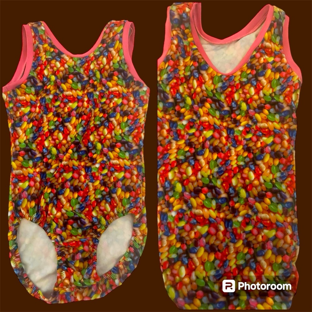 Gym gear child medium leotard ultra soft